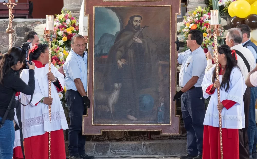 stolen-18th-century-painting-of-st.-francis-returned-to-a-mexican-church